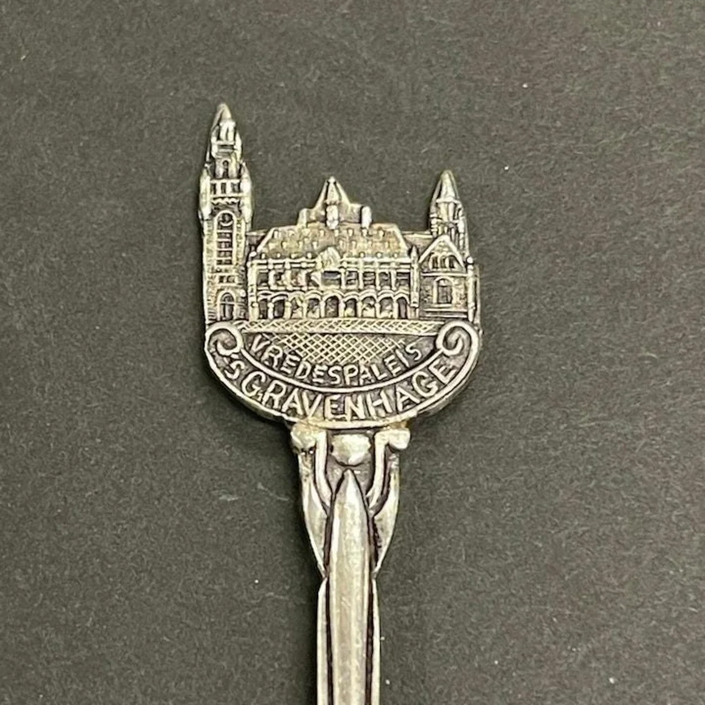 Vintage Peace‎ Palace Law Building Vredespaleis The Hague Netherlands Spoon SSA